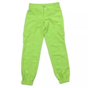 L-RL Lauren Active Ralph Lauren Green Joggers Sz 2